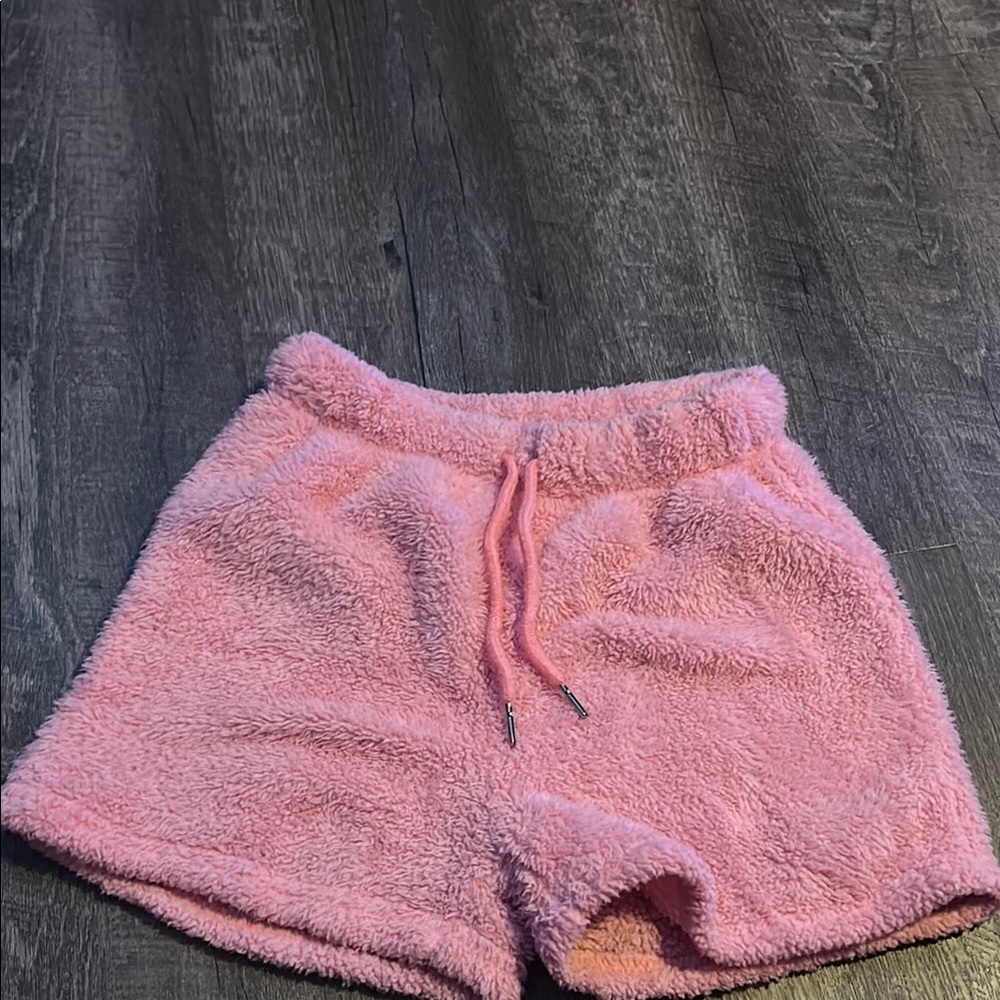Cozy Pink Fleece Women's Shorts
